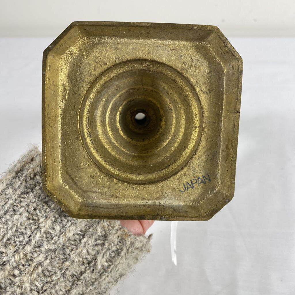 10" BRASS CANDLE HOLDER
