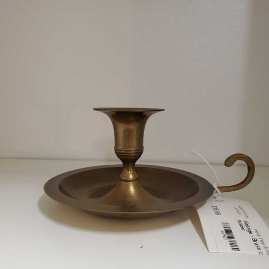 Vintage - Brass candlestick holder