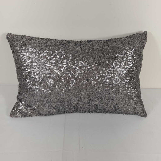 SILVER SEQUIN DOWN FILLED PILLOW