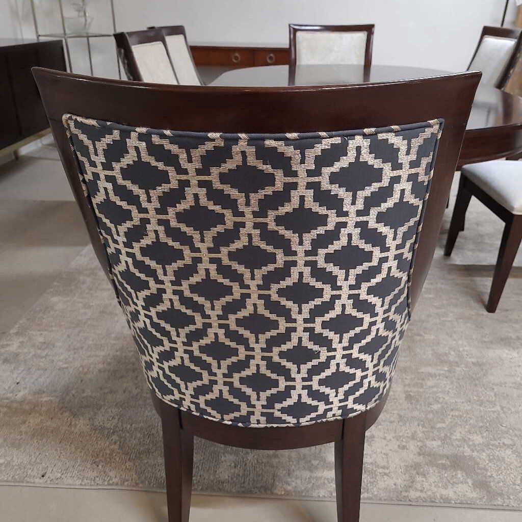 BERNHARDT DINING TABLE 6 CHAIRS