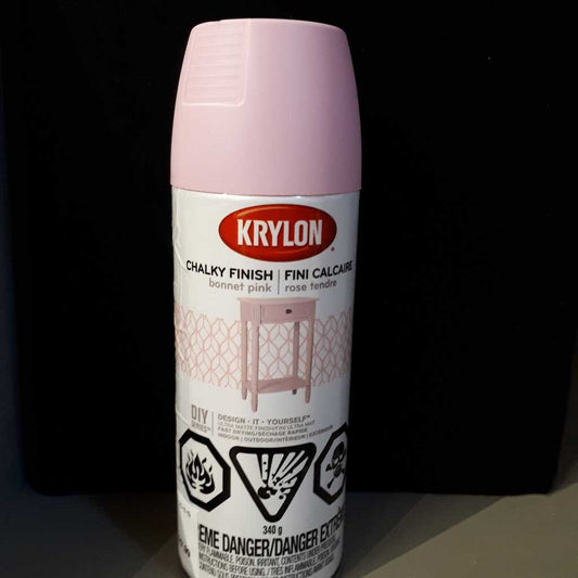 KRYLON BONNET PINK CHALKY PAINT