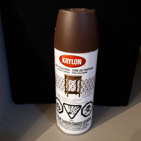 KRYLON DARK BROWN WAX TOP COAT